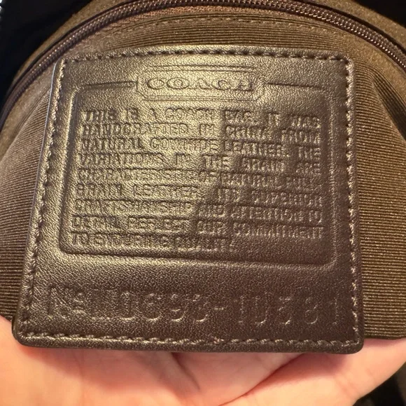 Coach Vintage Brown Leather Soho Satchel Purse with Dust Bag F10581